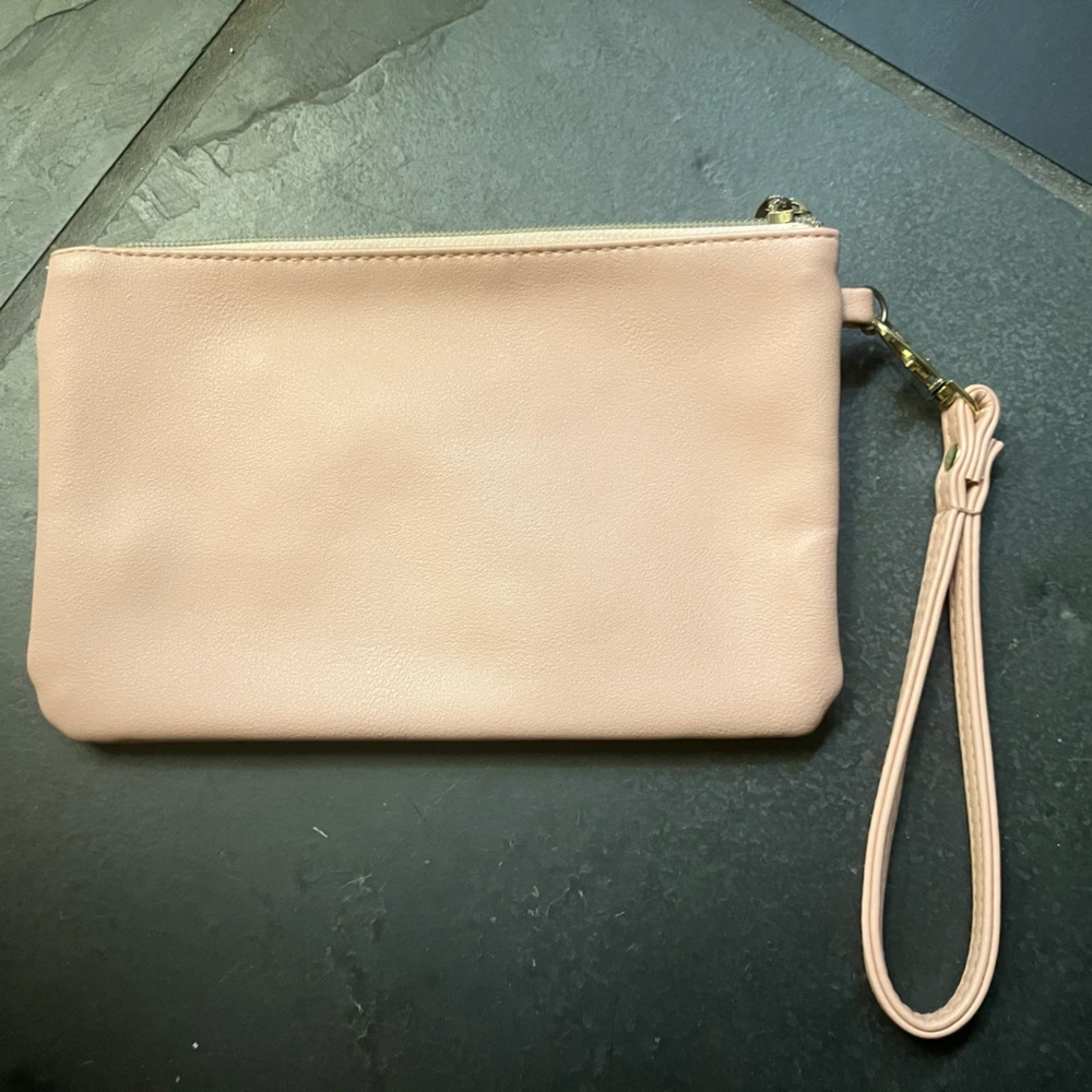 Elegant Light Pink Wristlet